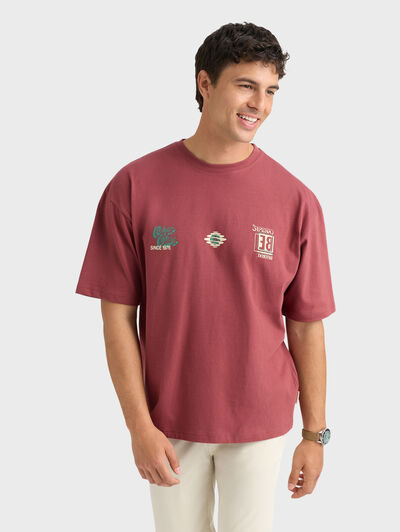 CAMISETA BRAVE BURDEOS