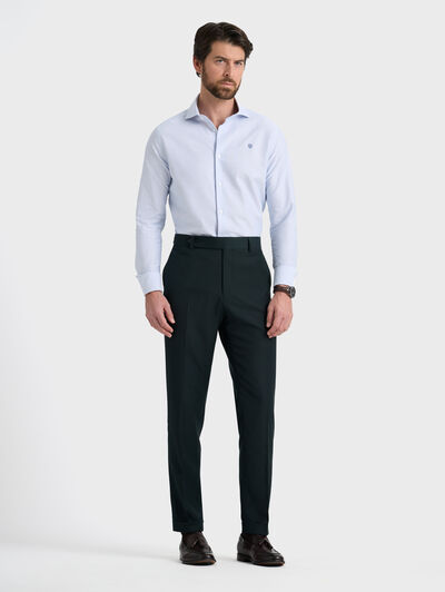 PANTALON NAPOLI MICROCHECKS VERDE