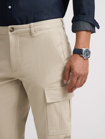 PANTALON CARGO ELVIS BEIGE