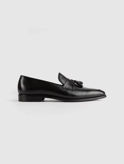 MOCASIN ANTIFAZ BORLAS NEGRO