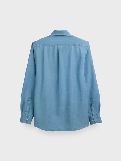 CAMISA DENIM JACK AZUL