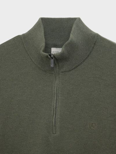 JERSEY CREMALLERA VERDE