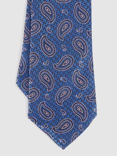 CORBATA JACQUARD MF AZUL