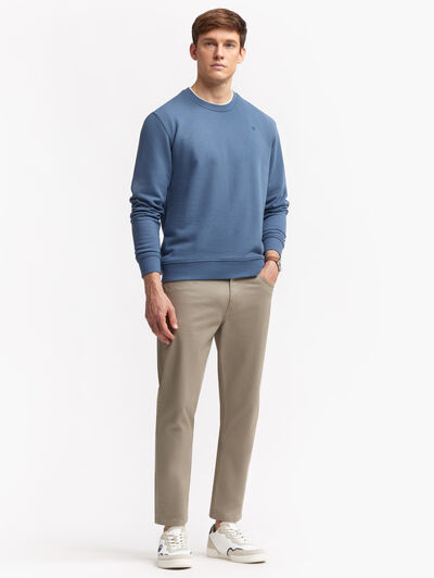 SUDADERA BASICA AZUL