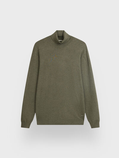 JERSEY CUELLO VUELTO VERDE