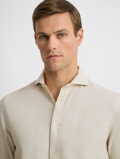 CAMISA PANAMA BEIGE