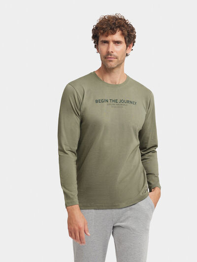 CAMISETA BEGIN M/L VERDE