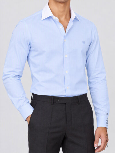 CAMISA FIL A FIL C.BLANCO