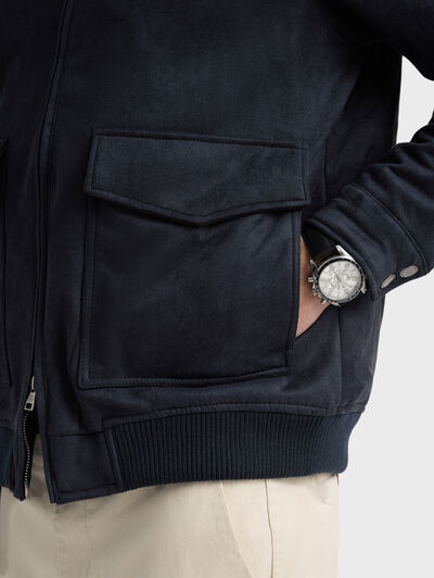 CAZADORA CAMDEN AZUL MARINO