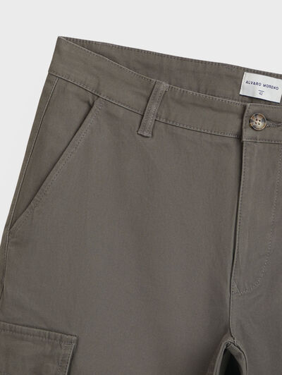 PANTALON CARGO ELVIS VERDE
