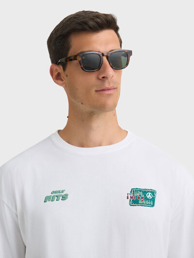 CAMISETA RETRO BLANCO