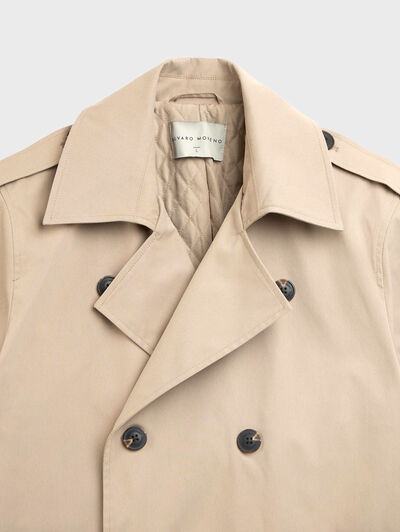 GABARDINA TRENCH BEIGE