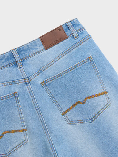 BERMUDA DENIM VUELTA AZUL