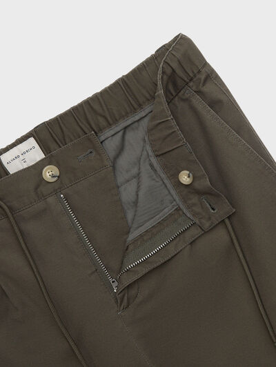 PANTALON LINO VERDE