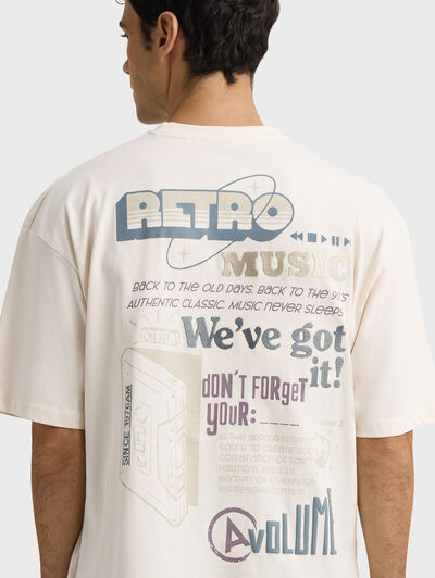 CAMISETA RETRO BEIGE