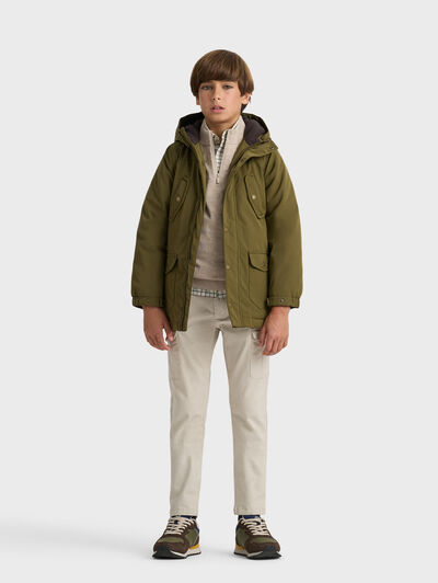 PARKA EASTON KIDS VERDE