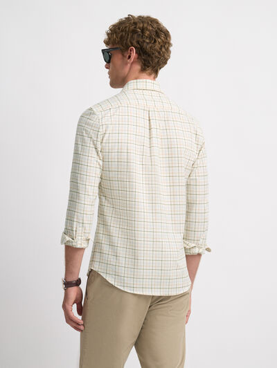 CAMISA HUNTER CHECKS CAMEL
