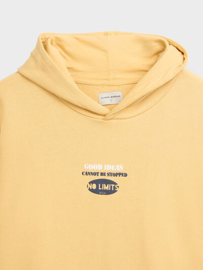 SUDADERA ENVOLVING AMARILLO