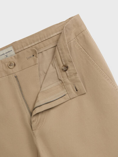 PANTALON OBLIQUE CAMEL