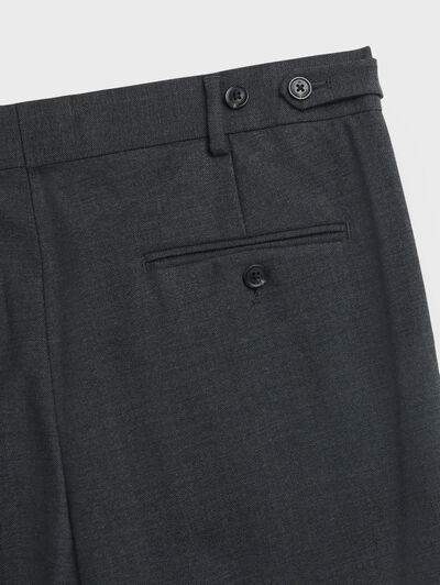 PANTALONES NAPOLI ESPIGA GRIS