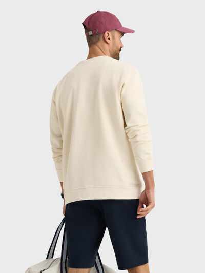 SUDADERA CHICAGO BEIGE