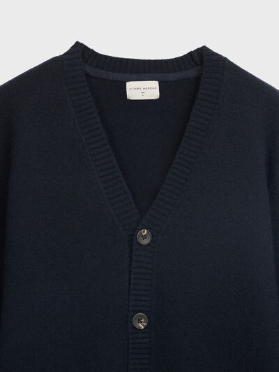 CARDIGAN MULLER AZUL MARINO