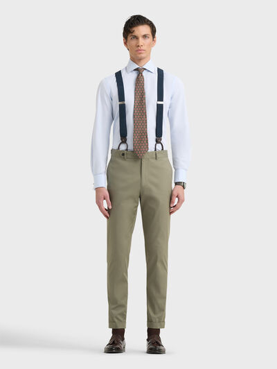 PANTALON DOPPIO COTTON VERDE