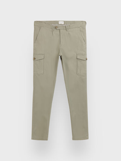 PANTALON CARGO VERDE