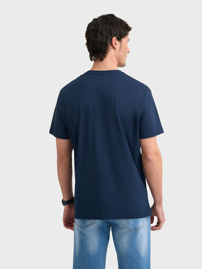 CAMISETA TYPO AZUL MARINO