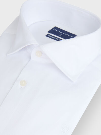 CAMISA MISTER DIAGONAL BLANCO