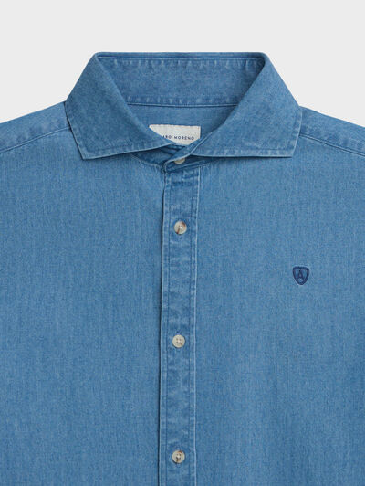 CAMISA DENIM TIE AZUL