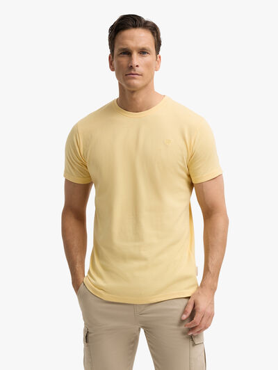 CAMISETA MELANGE AMARILLO