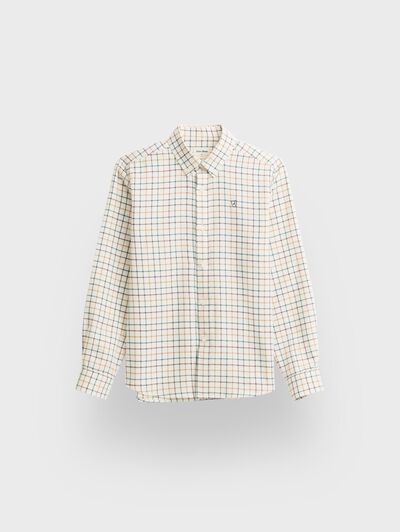 CAMISA FLANNEL CHECKS KIDS VERDE