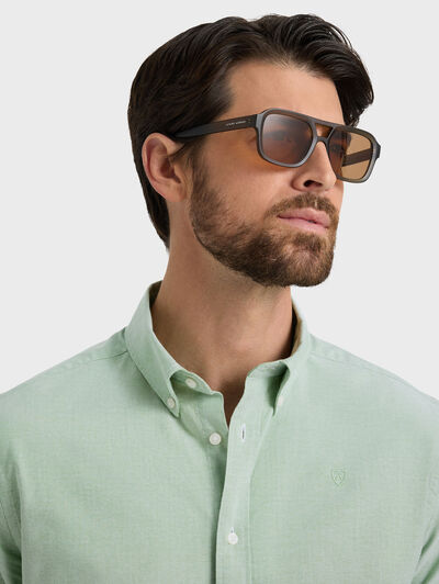 CAMISA OXFORD SOLID VERDE