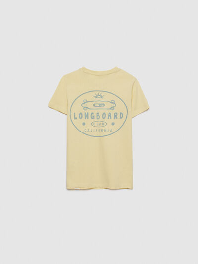CAMISETA LONGBOARD KIDS AMARILLO