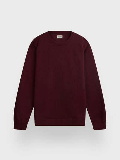 SUDADERA BASICA ROJO