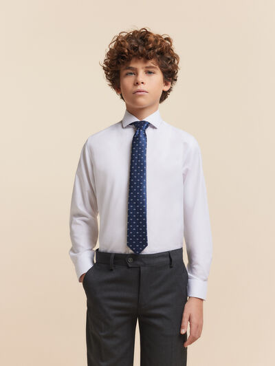 CAMISA VESTIR ESTRUCTURA KIDS BLANCO