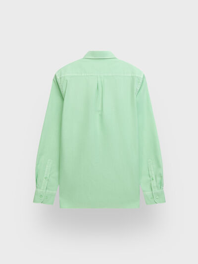 CAMISA OXFORD DYE TIE COLLAR VERDE