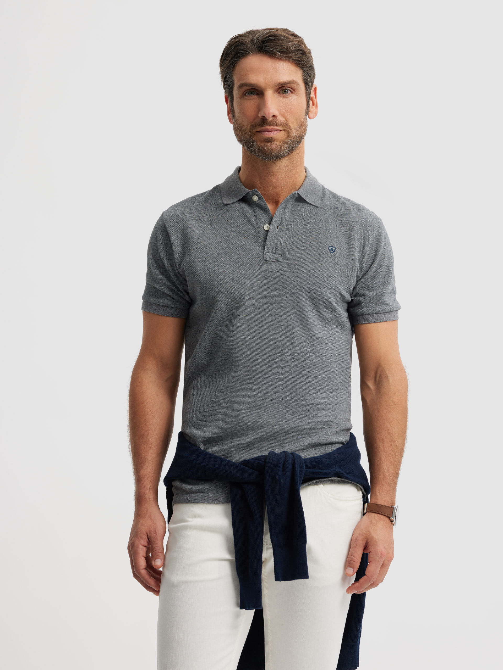 POLO BASIC GRIS