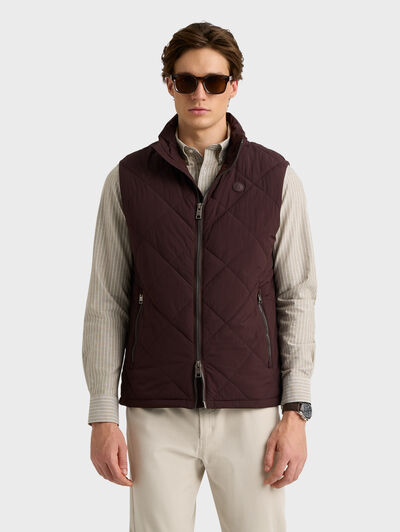 CHALECO MOBBY BURDEOS