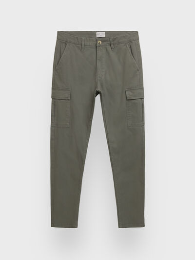 PANTALON CARGO ELVIS VERDE