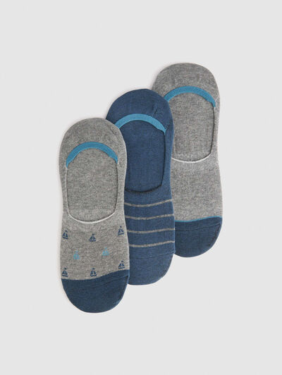 CALCETINES INVISIBLES AZUL