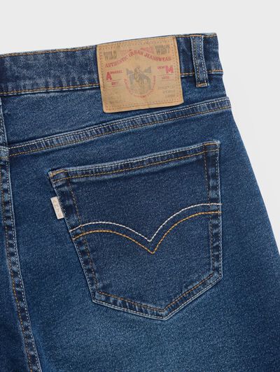 DENIM LUCKY SLIM AZUL MARINO