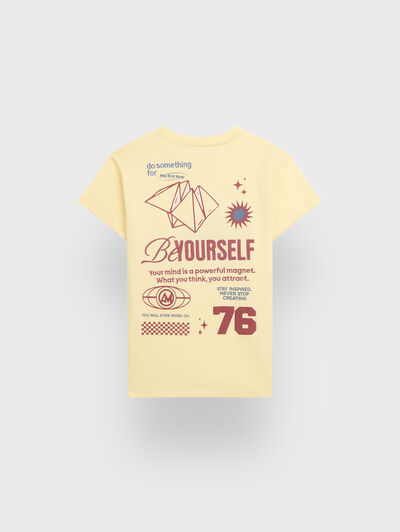 CAMISETA MAGNET KIDS AMARILLO