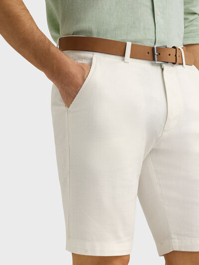 BERMUDA TINTADA CRUDO