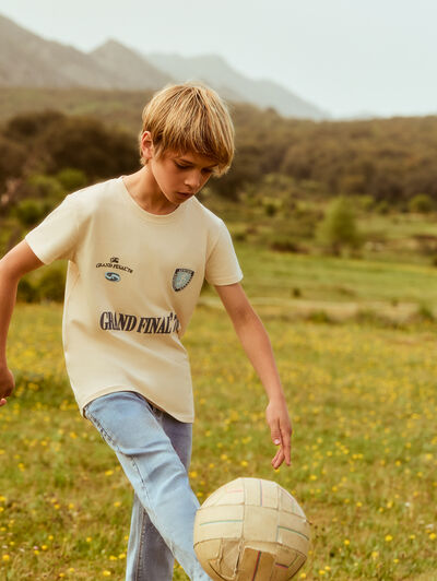 CAMISETA GRAND KIDS AMARILLO