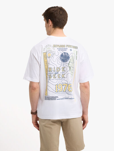 CAMISETA EXPLORE BLANCO