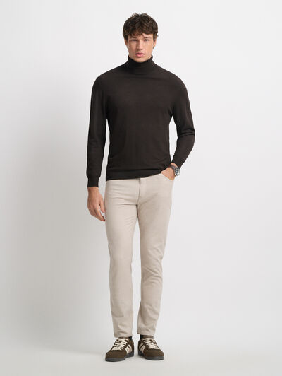 JERSEY CUELLO VUELTO MARR&Oacute;N