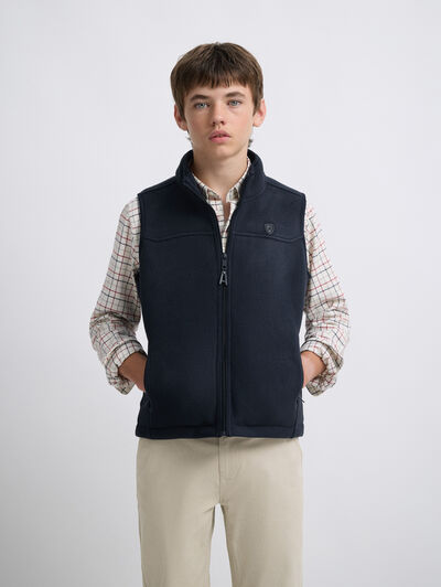 CHALECO SIERRA KIDS AZUL MARINO