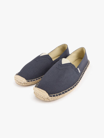 ESPADRILLES COTTON CANVAS AZUL MARINO